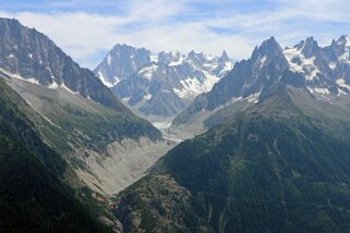 Mer de Glace - Grandes Jorasses 4208 m Rando 2015