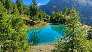 Le Lac Bleu 2091 m - Val d'Arolla Rando 2021