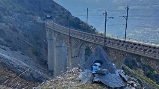 Luogelkin-viadukt - Rampe Sud Lötschberg Rando 2021