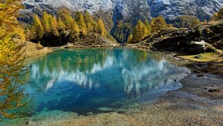 Le Lac Bleu 2091 m - Val d'Arolla Rando 2023