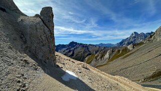 Combe de l'A - Col du Névé fr la Rousse 2752 m Rando 2025