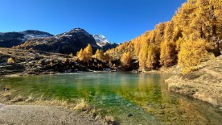 Le Lac Bleu 2091 m - Val d'Arolla null