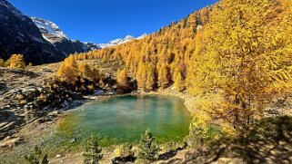 Le Lac Bleu 2091 m - Val d'Arolla null