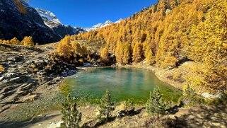 Le Lac Bleu 2091 m - Val d'Arolla null