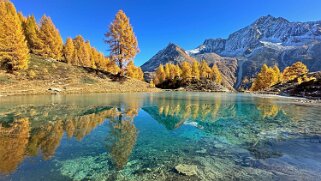 Le Lac Bleu 2091 m - Val d'Arolla null