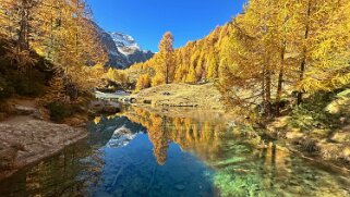 Le Lac Bleu 2091 m - Val d'Arolla null