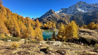 Le Lac Bleu 2091 m - Val d'Arolla null