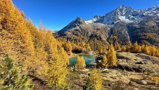 Le Lac Bleu 2091 m - Val d'Arolla null