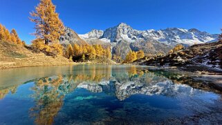 Le Lac Bleu 2091 m - Val d'Arolla null