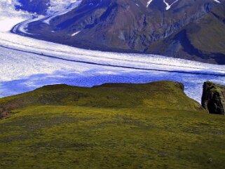 Skaftafellsjökull Islande 2003