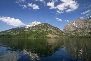 Jenny Lake - Grand Teton 4197 m - Wyoming Etats-Unis 2005