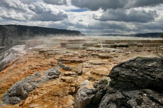 Canary Springs - Yellowstone National Park - Wyoming Etats-Unis 2005