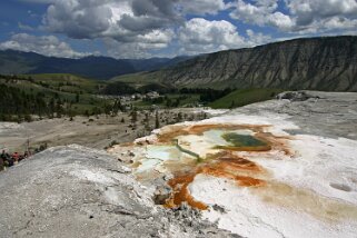 Canary Springs - Yellowstone National Park - Wyoming Etats-Unis 2005