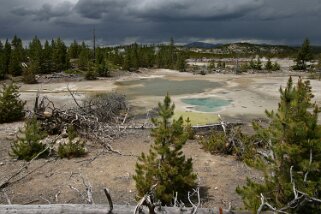 Norris Geyser Basin - Yellowstone National Park - Wyoming Etats-Unis 2005