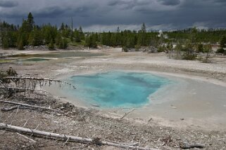 Norris Geyser Basin - Yellowstone National Park - Wyoming Etats-Unis 2005