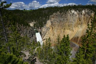 Yellowstone River - Yellowstone National Park - Wyoming Etats-Unis 2005