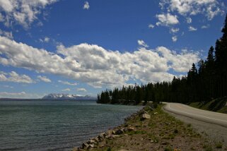 Yellowstone Lake - Yellowstone National Park - Wyoming Etats-Unis 2005