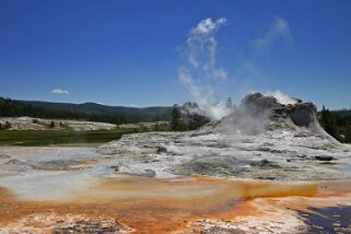 Castle Geyser - Yellowstone National Park - Wyoming Etats-Unis 2005