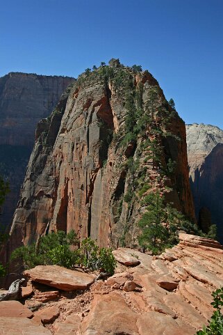 Angel's Landing 1763 m - Zion National Park - Utah Etats-Unis 2005