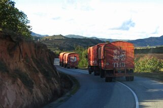 Route 7 Camion de THB (bière) Madagascar 2008