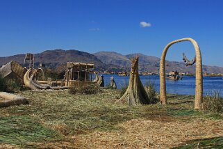 Les îles flottantes des Uros Pérou 2012