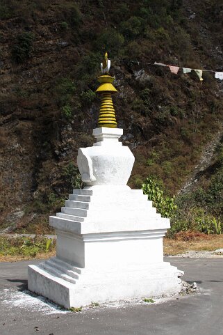 Stupa - Parc National de Trumshing Bhoutan 2013