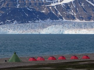 Camp à Svea - Sveabreen - Spitzberg Svalbard 2014