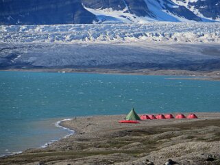 Camp à Svea - Sveabreen - Spitzberg Svalbard 2014