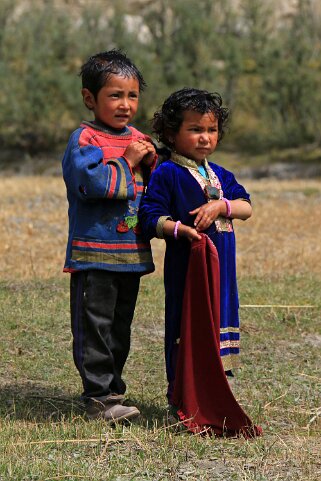 Enfants à Damsna Ladakh 2016