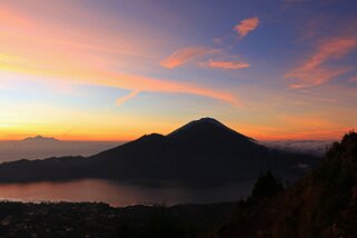 Batur - vur sur Agung 3031 m et Abang 2153 m Indonésie 2017