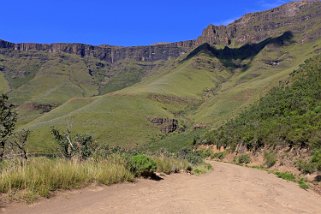 Maloti-Drakensberg Park - Piste pour la Sani Pass Afrique du Sud 2019
