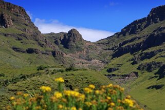 Maloti-Drakensberg Park - Piste pour la Sani Pass Afrique du Sud 2019