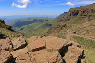 Maloti-Drakensberg Park - Piste pour la Sani Pass Afrique du Sud 2019