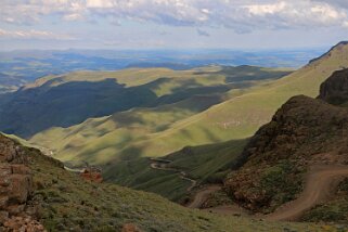 Maloti-Drakensberg Park - Piste pour la Sani Pass Afrique du Sud 2019