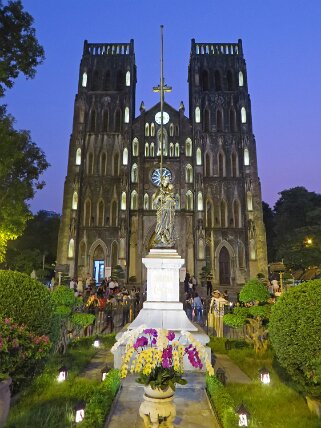 Hanoï - Cathédrale Saint Joseph Vietnam 2019