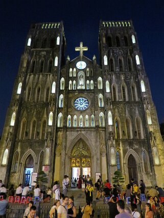 Hanoï - Cathédrale Saint Joseph Vietnam 2019