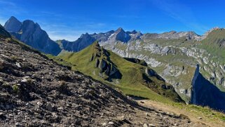 Widderalpsattel 1855 m - Alpstein Appenzell 2021