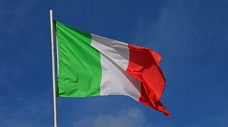 Drapeau d'Italie Dolomites 2022