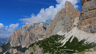 Lago Lagazuol 2182 m - Piz di Lech 2645 m Dolomites 2022