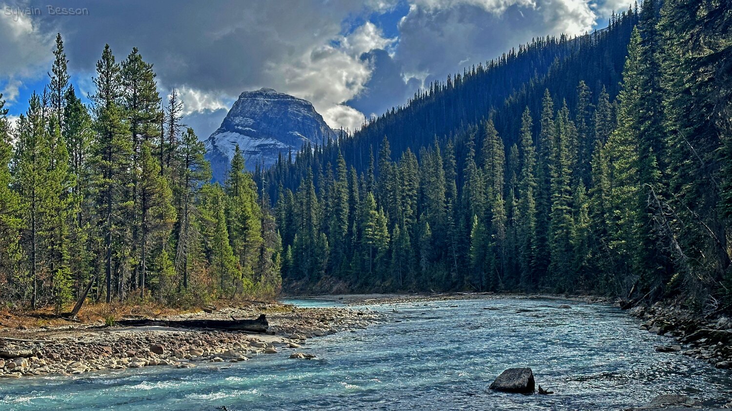 Wapta Mountain 2778 m - Yoho River - Parc National de Yoho Canada 2023